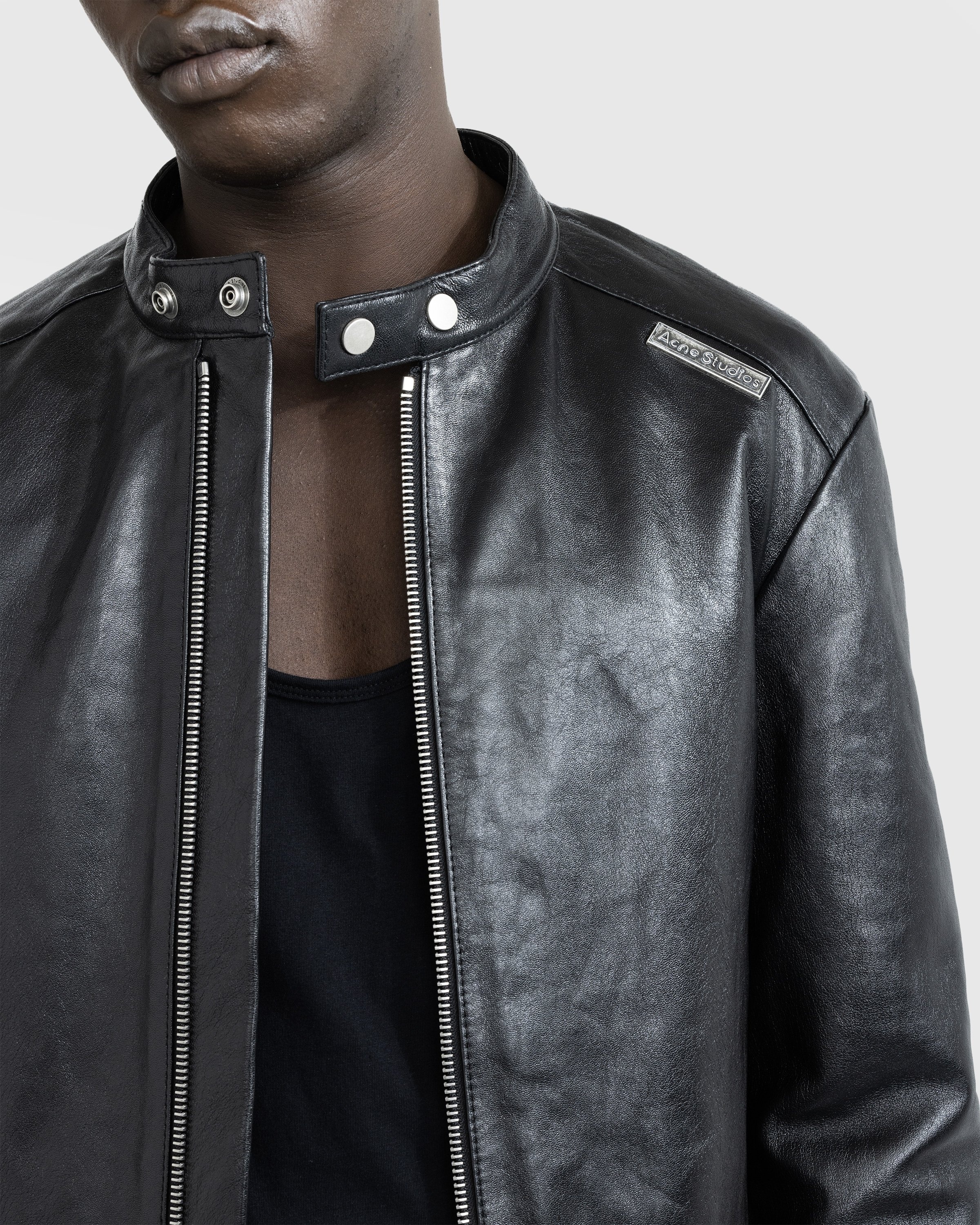 Acne studios shop leather jacket mens